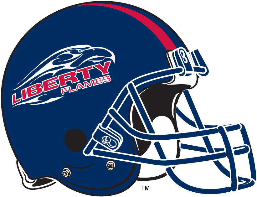 Liberty Flames 2004-2012 Helmet Logo iron on transfers for T-shirts